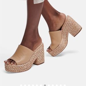 Dolce vita Elora heels blush leather size 10 brand new